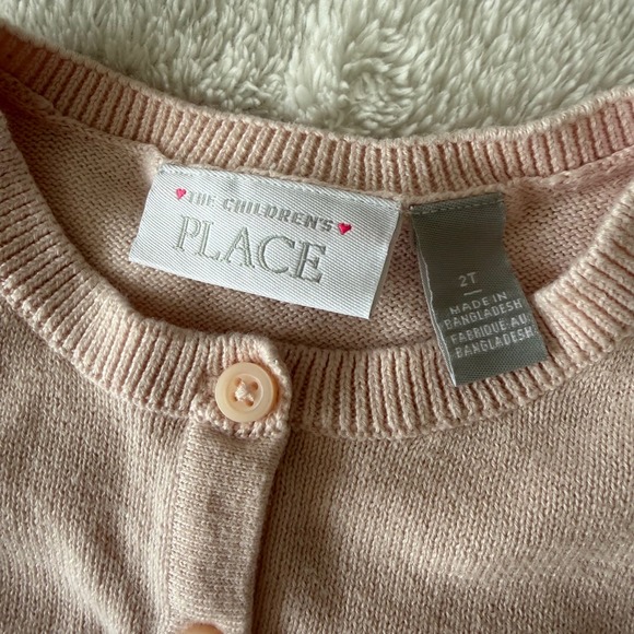 Old Navy Childrens Place HM Girls 2T Cardigan Leggings Bundle Burgundy Pink 4pc - Picture 8 of 9